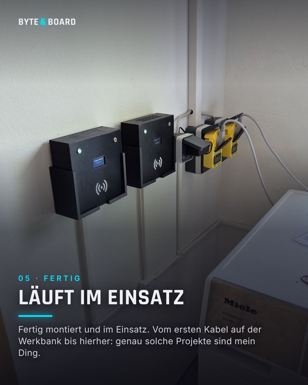 Fertig montiert und im Einsatz
